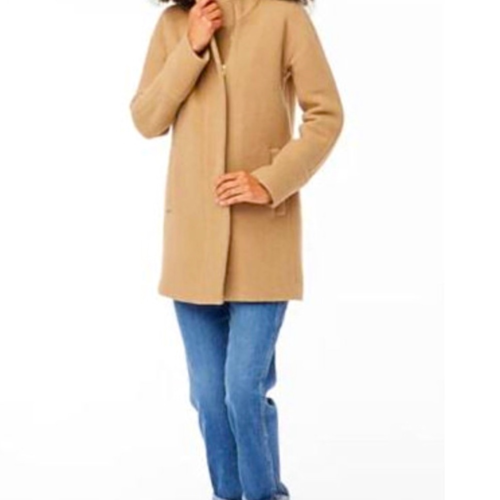 J. Crew Classic Camel City Coat, NWT size 10